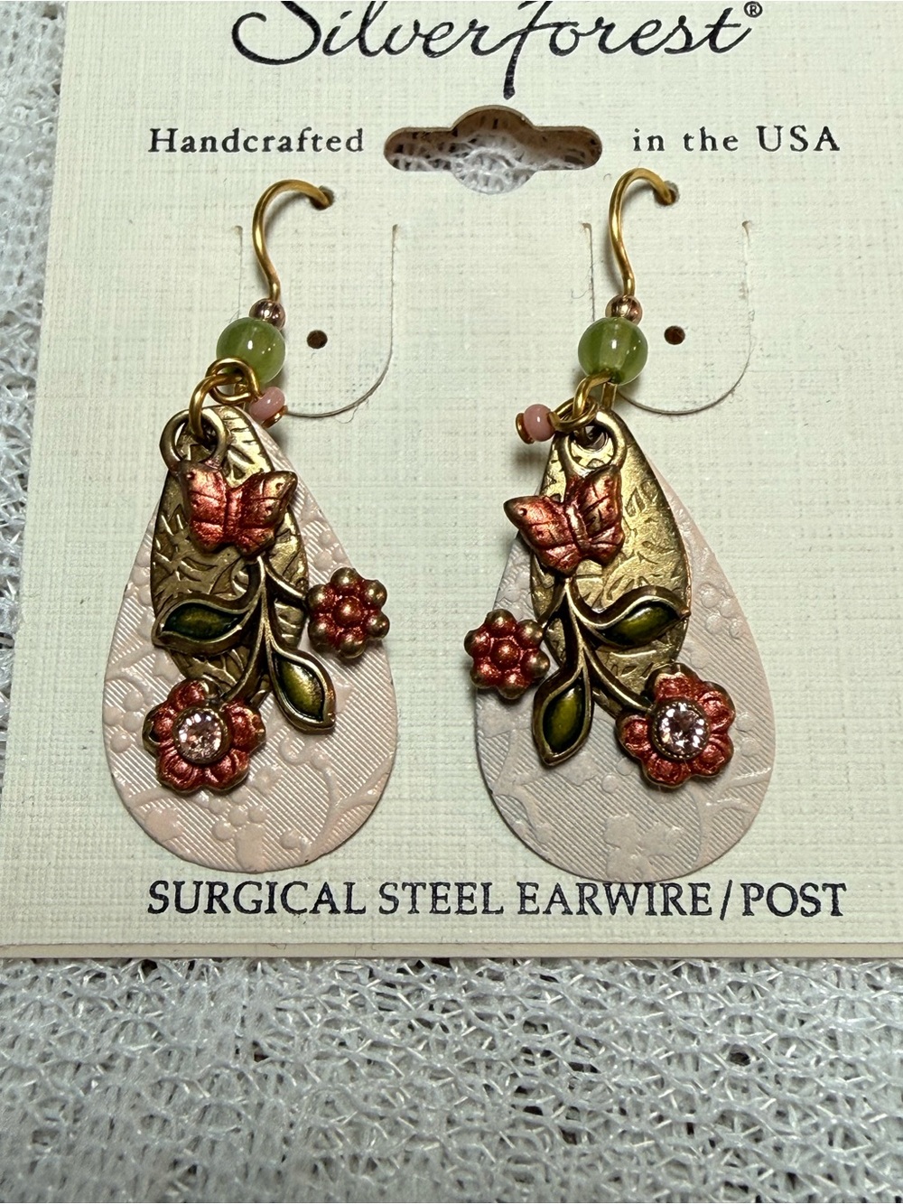 Silver Forest Earrings
